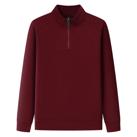 Men T Shirts Long Sleeve Turtleneck Plus Size Zip Up Casual Comfortable Warm Base Layer Top Mens Shirts