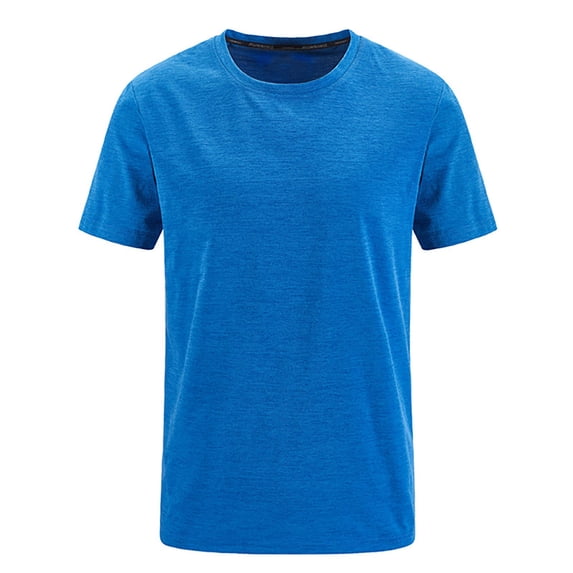 Men T-Shirts Print Men's Dry Fit T Shirts, Athletic Running Gym Workout Short Sleeve Tee Shirts for Men, Breathable & Moisture Wicking with Odor Control
