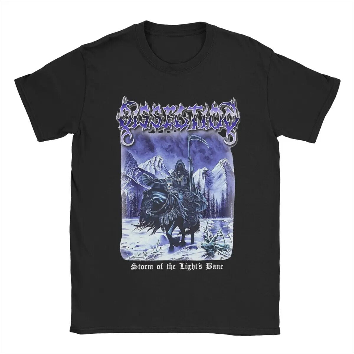 Men T-Shirts Storms Of The Light's Bane By Dissection Funny Pure Cotton ...