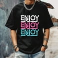 thumbnail image 1 of Men T shirt Oversized Shirts Cool Graphic Tees for Men Vintage Streetwear Sweat Casual Shirt 3XL, 1 of 1