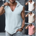 thumbnail image 1 of Men Tank Top Performance Athletic Workout Sleeveless Shirt Wicking Summer Breathable Gym Muscle Tops White S, 1 of 3