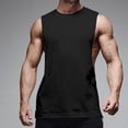 thumbnail image 1 of Men Tank Tops Assorted Men's Tank Colorless Gradient Printing Round Neck Thin Strap Leakage Back Regular Casual Sports Tank Blouses Men Workout Tank Tops For Gym, 1 of 7