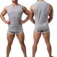 thumbnail image 1 of Men Tank Tops Digital Print Mens Breathable Tank Tops Novelty 3D Graphic Gym Workout Sleeveless T-Shirt Tees Big And Tall Beach Tank Tops For Men, 1 of 9