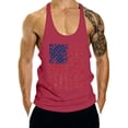thumbnail image 1 of Men Tank Tops Workout Men's Tank Colorless Gradient Printing Round Neck Thin Strap Leakage Back Regular Casual Sports Tank Blouses Gym Muscle Tee Fitness Bodybuilding Sleeveless T Shirt, 1 of 6