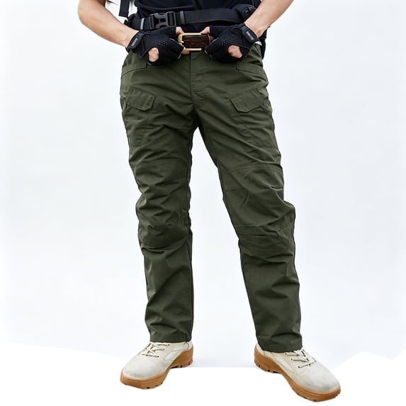 Men Tapered Utility Cargo Pants Stretch Breathable Ripstop 6 Pocket All Terrain Pants S-XXL