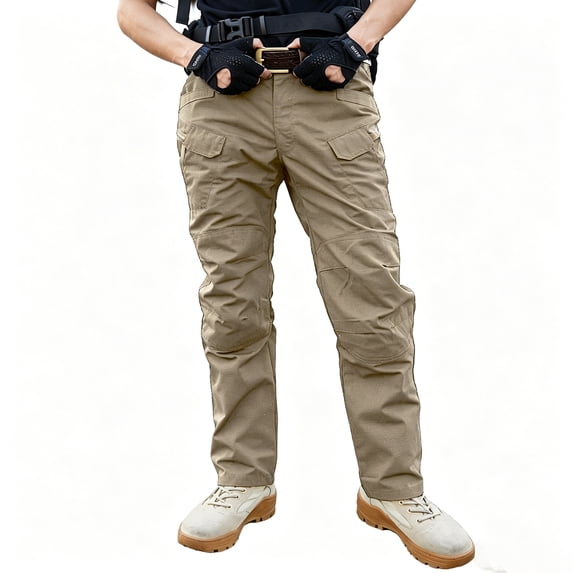 Men Tapered Utility Cargo Pants Stretch Breathable Ripstop 6 Pocket All Terrain Pants S-XXL