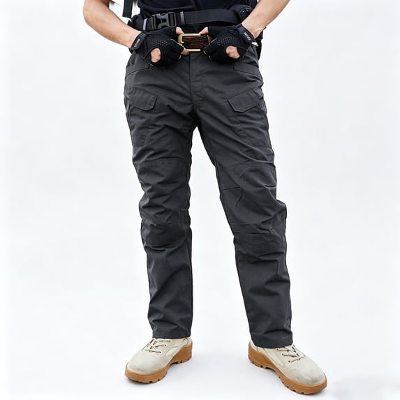 Men Tapered Utility Cargo Pants Stretch Breathable Ripstop 6 Pocket All Terrain Pants S-XXL