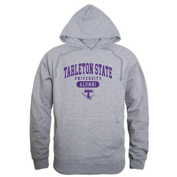 Men Tarleton State Texans Alumni Hoodie, Heather Grey - Extra Large