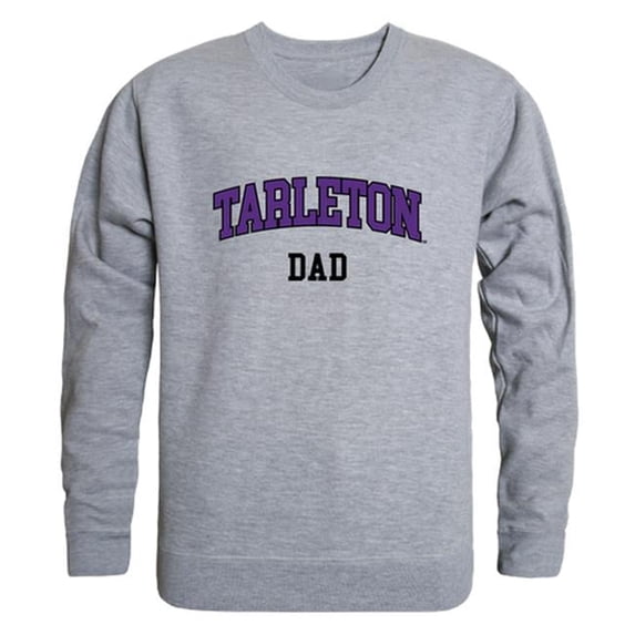 Men Tarleton State Texans Dad Crewneck Fleece, Heather Grey - Extra Large