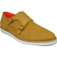 thumbnail image 1 of Men Tayno Dressy Casual Soft Suede Comfortable Double Buckle #Freshman Yellow, 1 of 9