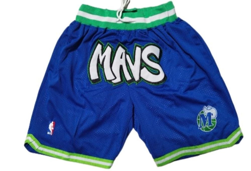 ジャストドン　JUST DON　バスパン　マーベリックス Mavericks Men-Team-Basketball-Shorts-