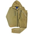 thumbnail image 1 of Men Tech Jogger Fleece Suit Top and Bottom Sweatsuit Outfit, 1 of 2