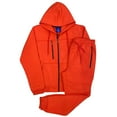 thumbnail image 1 of Men Tech Jogger Fleece Suit Top and Bottom Sweatsuit Outfit, 1 of 2