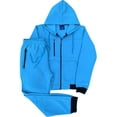 thumbnail image 1 of Men Tech Jogger Fleece Suit Top and Bottom Sweatsuit Outfit, 1 of 2