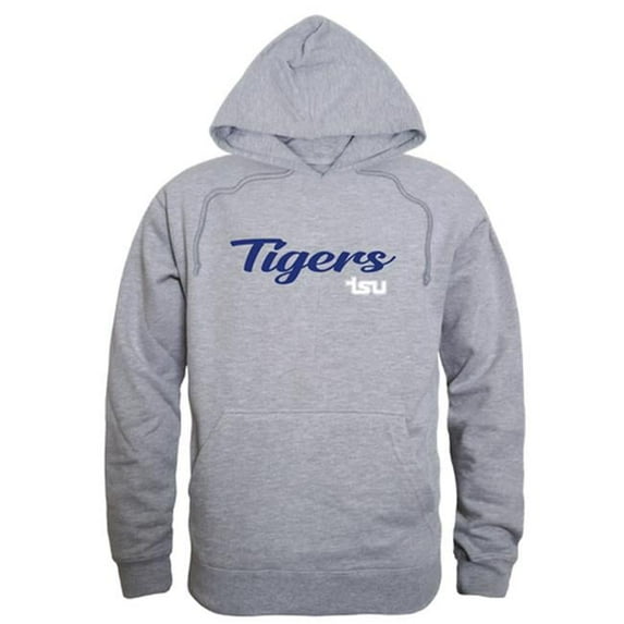 Men Tennessee State University Tigers Script Hoodie, Heather Grey - Small