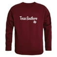 thumbnail image 1 of Men Texas Southern Tigers Script Crew Fleece, Maroon - Medium, 1 of 1