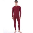 thumbnail image 1 of Men Thermal Underwear Set Winter Top & Bottom Ultra Soft Male Long John Set Size 4X-Large, 1 of 7