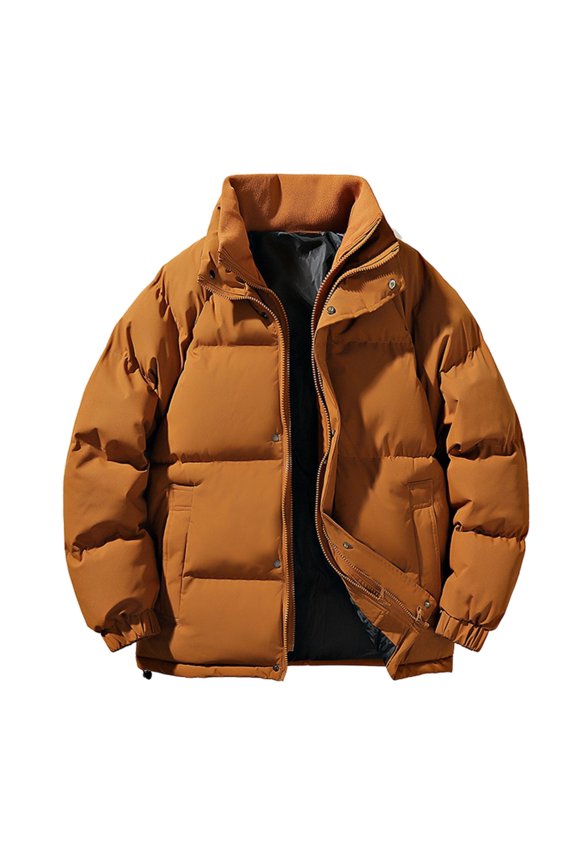 Men Thick Bread Jacket Business Plus Size Foreign Trade Jacket Casual Loose And Comfortable Trendy Jacket