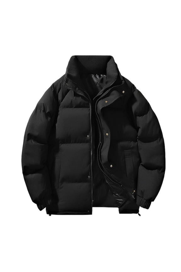 Men Thick Bread Jacket Business Plus Size Foreign Trade Jacket Casual Loose And Comfortable Trendy Jacket