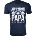 thumbnail image 1 of Men This is What an Awesome PAPA Looks Like T-Shirt, 1 of 2