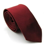 AUTRUCKER Men Ties Wine Red 8CM Slim tie Necktie Men's Business Wedding BowTie