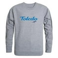 thumbnail image 1 of Men Toledo Rockets Script Crew Fleece, Heather Grey - Extra Large, 1 of 1
