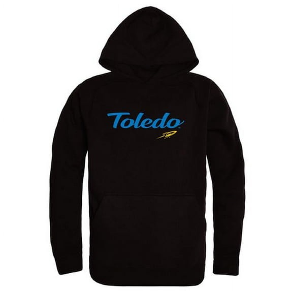 Men Toledo Rockets Script Hoodie, Black - Small