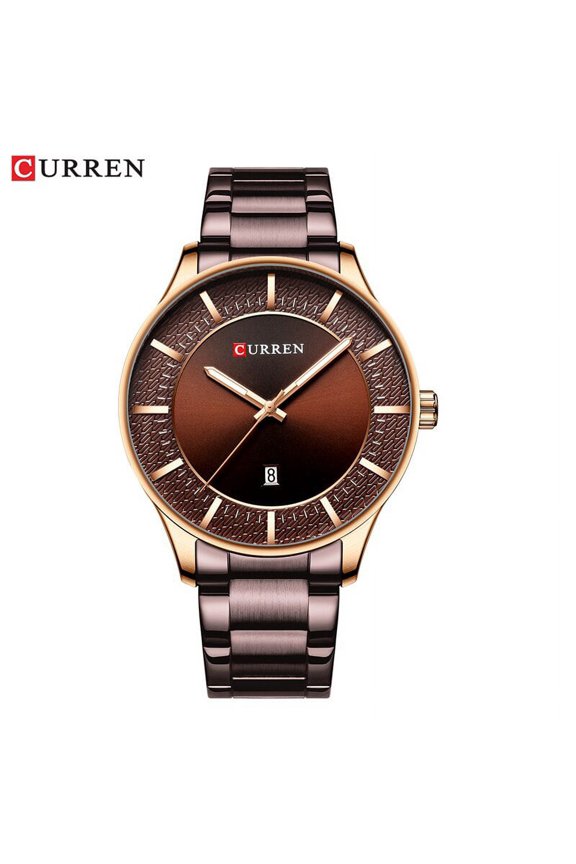 Men Top Brand Analog Quartz Wristwatch CURREN Fashion Classic Black Man Watch Luxury Stainless Steel Watchproof Watches Male
