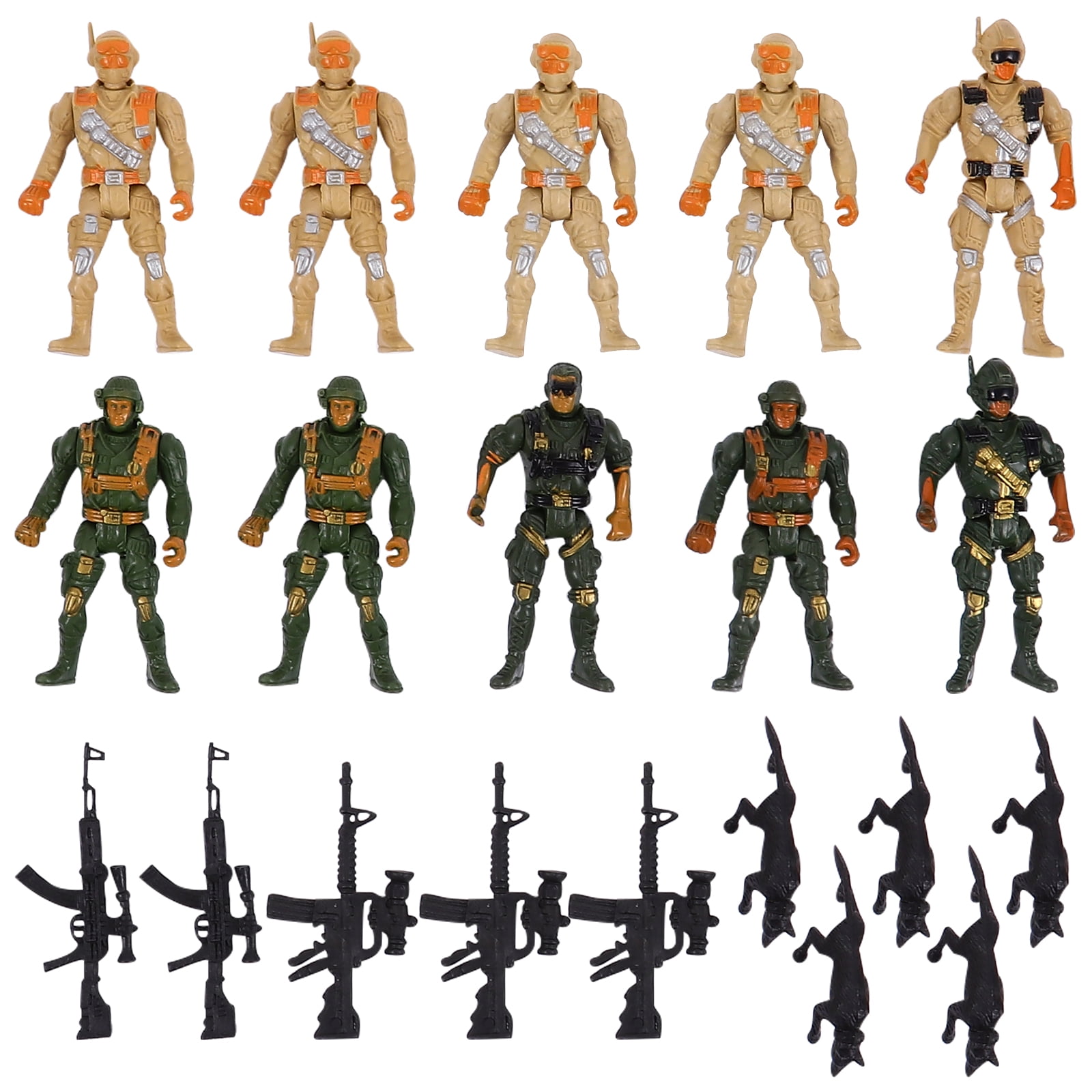 Men Toys Soldier Action Figures Soldiers Play Set Swat Team