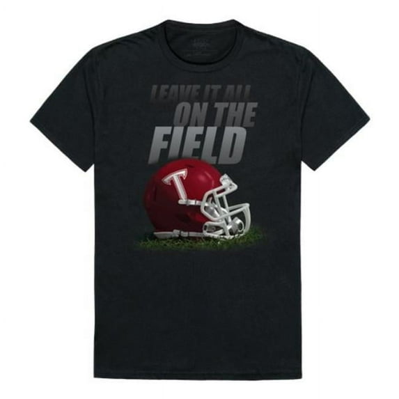 Men Troy Trojans Gridiron T-Shirt, Black - Small