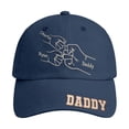 thumbnail image 1 of Men Trucker Hat Black Father's Day Baseball Cap Customizable Handmade For Dad Celebration Unique Design, 1 of 3