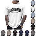 thumbnail image 1 of Men Tshirts Basic Loose T Shirt for Men Short Sleeve White Tee Shirt Men, 1 of 5