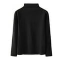 thumbnail image 1 of Men Turtleneck Slim Fit Sweater Long Sleeve Fleece Lightweight Sweaters Basic Casual Knitted Mock Neck Pullover, 1 of 4