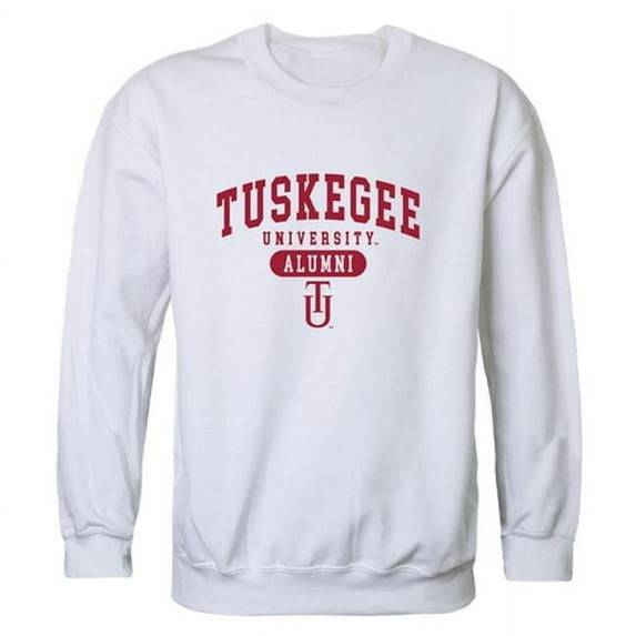 Men Tuskegee Golden Tigers Alumni Fleece, White - Medium