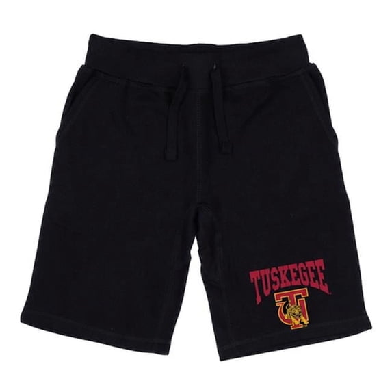 Men Tuskegee Golden Tigers Premium Shorts, Black - 2XL