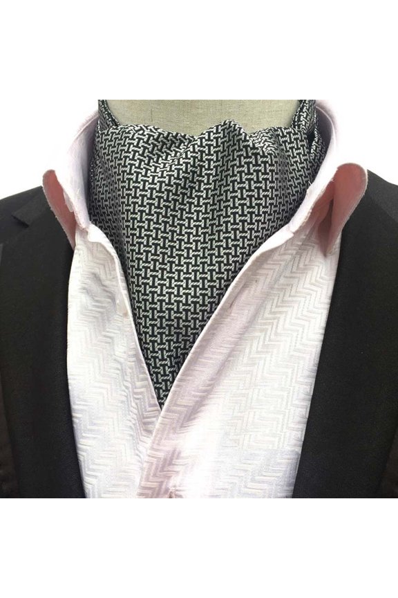 Men Floral Paisley Polka Dots Scarves Cravat Ascot Wedding Party Business Tie