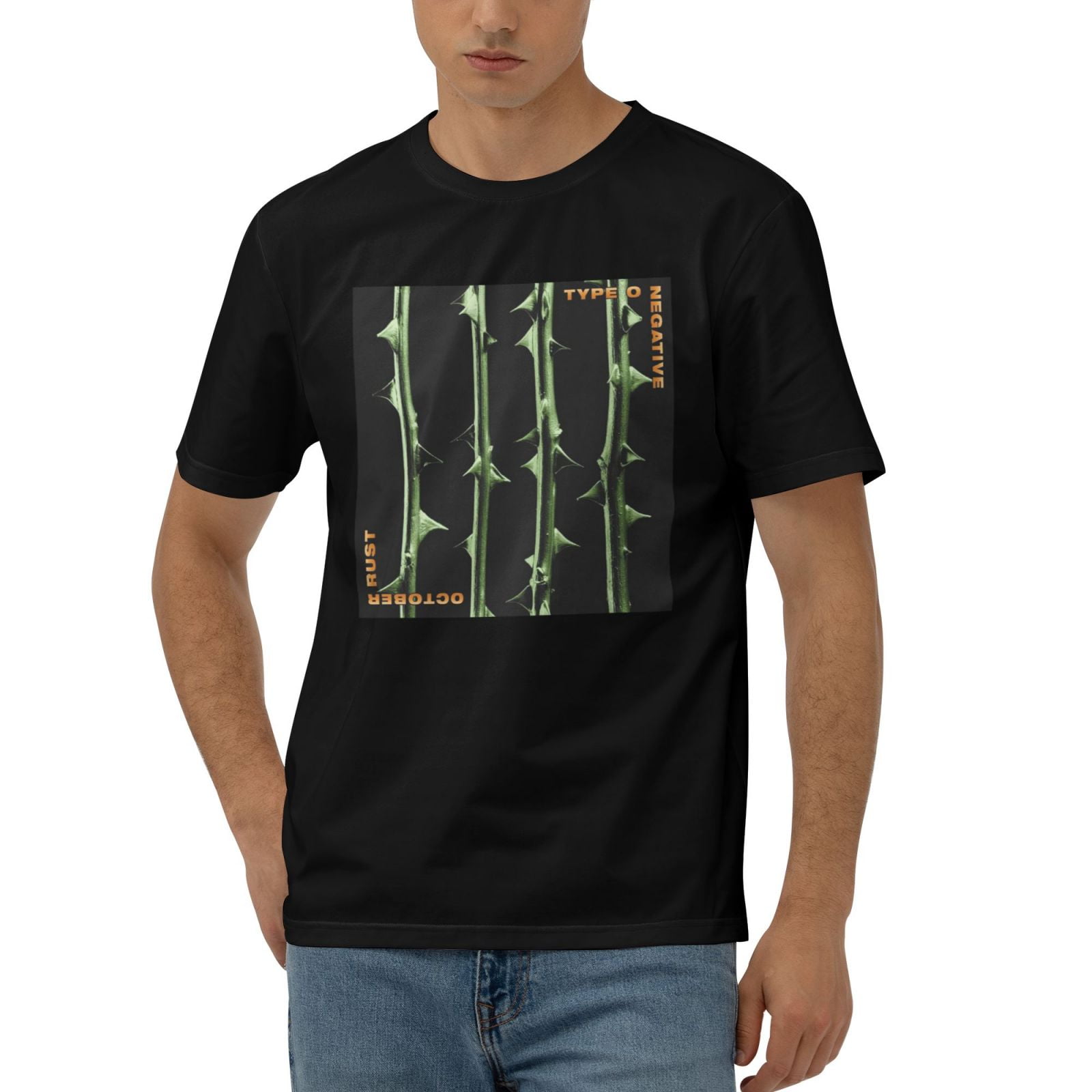 Men Type O Negative Official Leisure T Shirts 