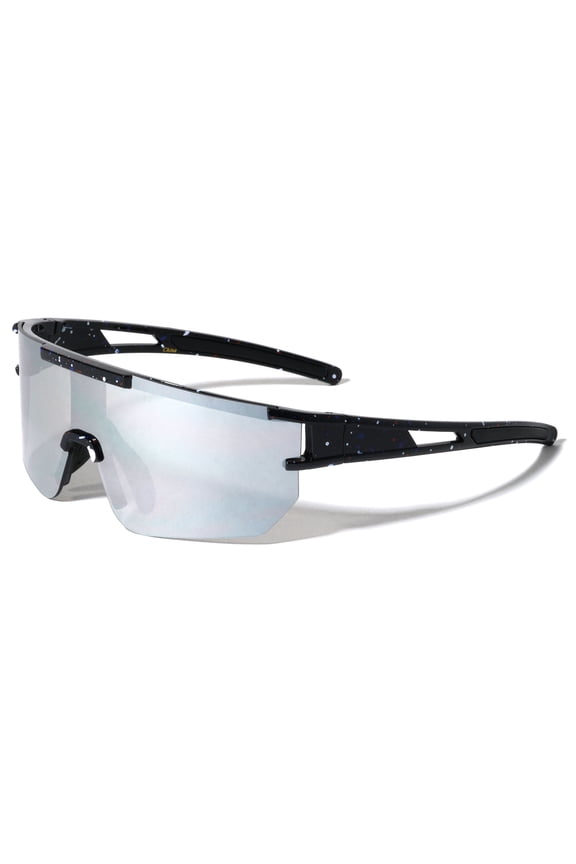 Men USA Patriotic Sport Wrap Around Sunglasses Cycling Volleyball Baseball Sport Mirror 100% UV Protection
