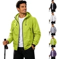 thumbnail image 1 of Men Ultra Thin Breathable Outdoor Fishing Sun Protection Jacket Lightweight Hooded Windbreaker Quick Dry Zip Up Design, 1 of 8
