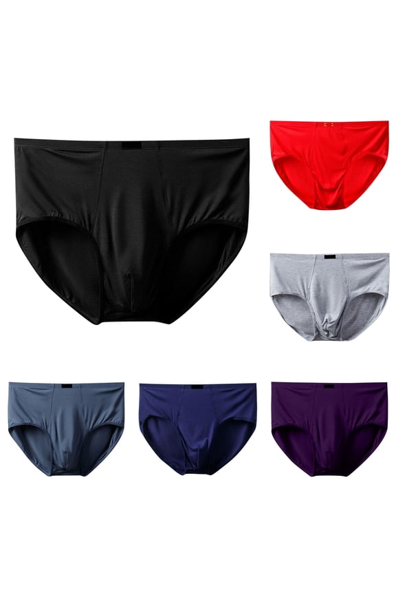Men Underwear Underpants Breathable Underwear Briefs Men's Mens Briefs Big and Tall XXL