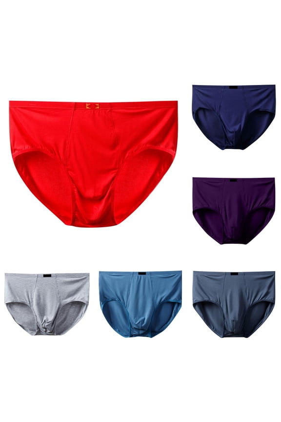 Men Underwear Underpants Breathable Underwear Briefs Men's Mens Briefs Big and Tall XXL
