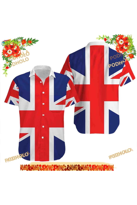 Men Union Flag Hawaiian Shirt