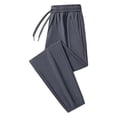 thumbnail image 1 of Men Unisex Stretch Quick Drying Pants - Elastic Waist Drawstring, Casual Fit, Lightweight Nylon Spandex Fabric, Machine Washable - Sizes L-XXXXXL, 1 of 4
