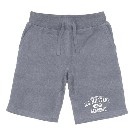 Men United States Military Academy Black Knights Property Shorts, Heather Grey - Medium