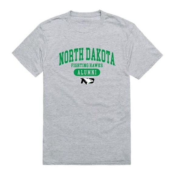 Men University of North Dakota Alumni T-Shirt, Heather Grey - 2XL