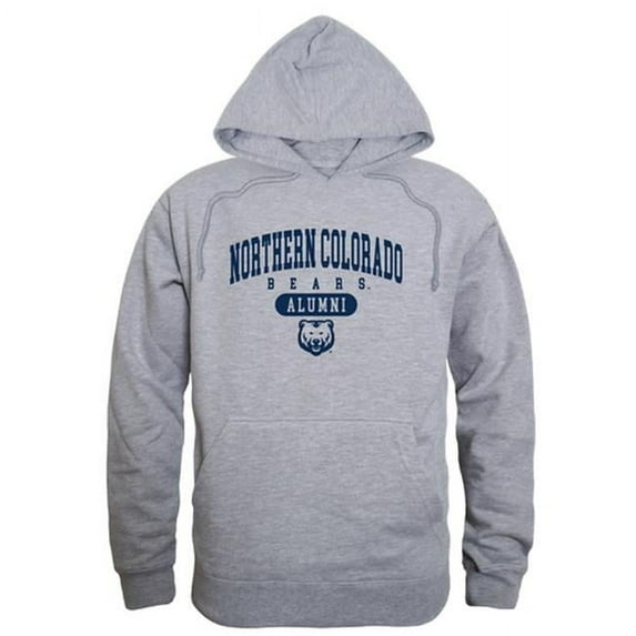Men University of Northern Colorado Bears Alumni Hoodie, Heather Grey - Large