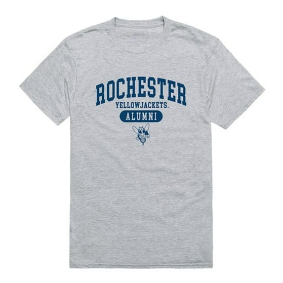 Men University of Rochester Yellowjackets Alumni T-Shirt, Heather Grey - Extra Large