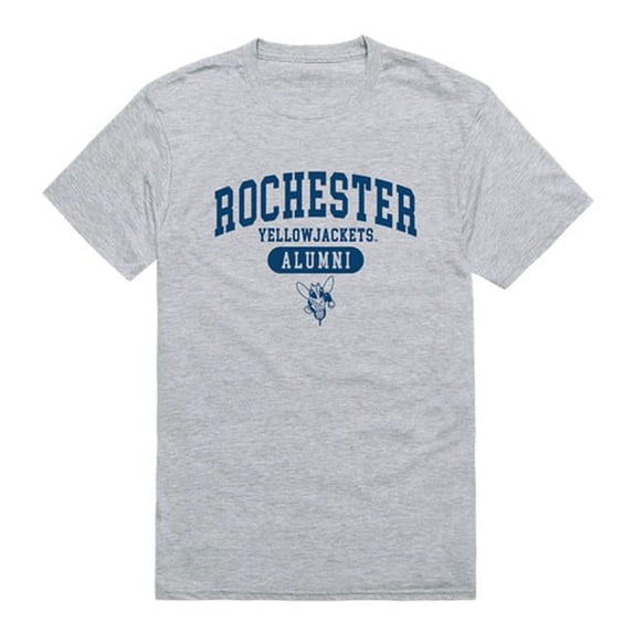 Men University of Rochester Yellowjackets Alumni T-Shirt, Heather Grey - Large