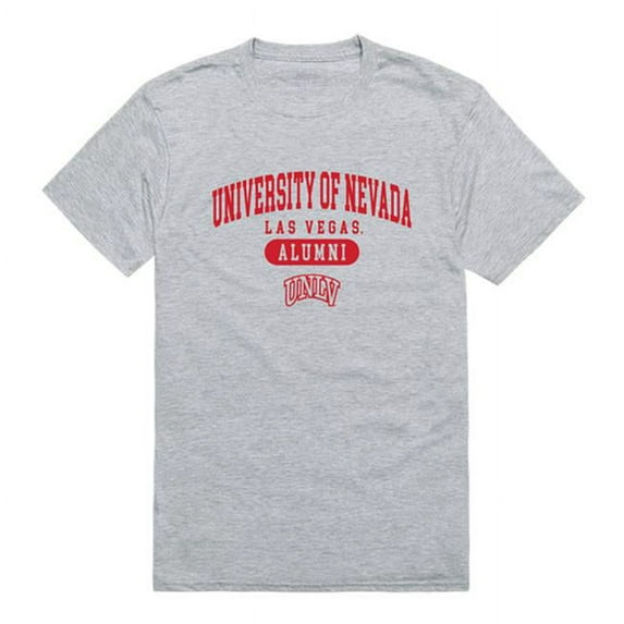 Men Unlv Rebels Alumni T-Shirt, Heather Grey - Large