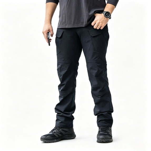 Men Utility Cargo Pants Stretch Ripstop 6 Pocket Durable Outdoor Work Pants S-XXL